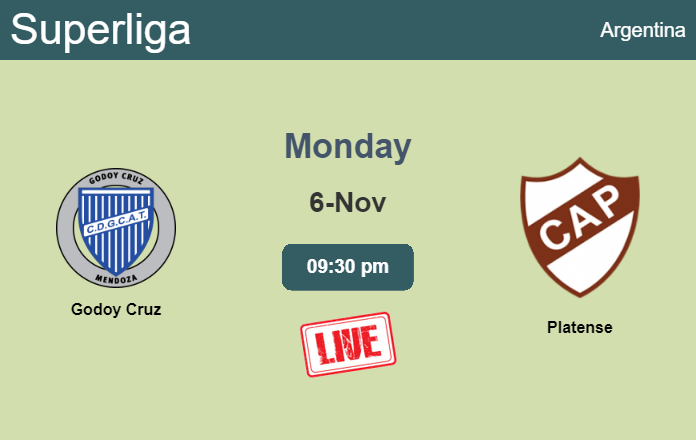 How to watch Godoy Cruz vs. Platense on live stream and at what time