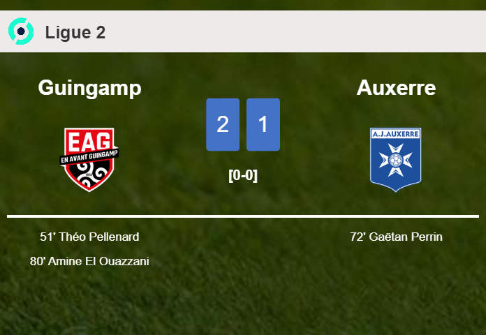 Guingamp tops Auxerre 2-1