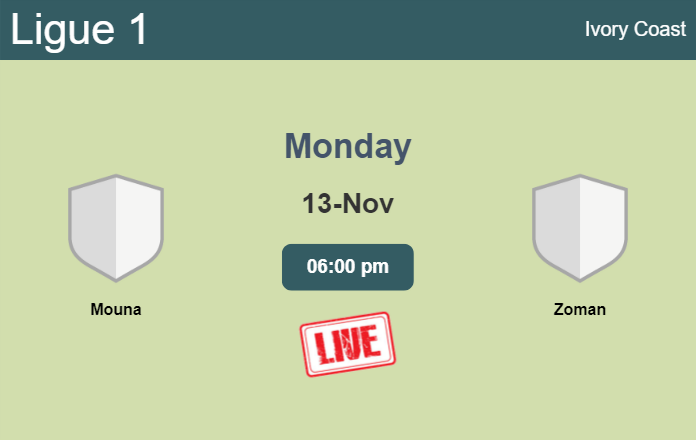 How to watch Mouna vs. Zoman on live stream and at what time