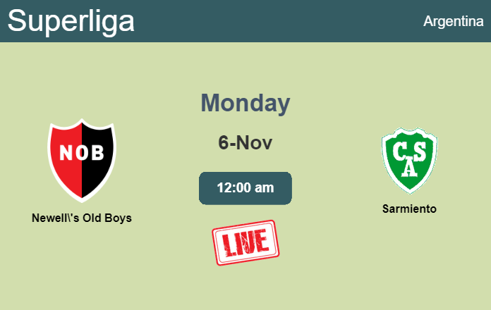 How to watch Newell's Old Boys vs. Sarmiento on live stream and at what time