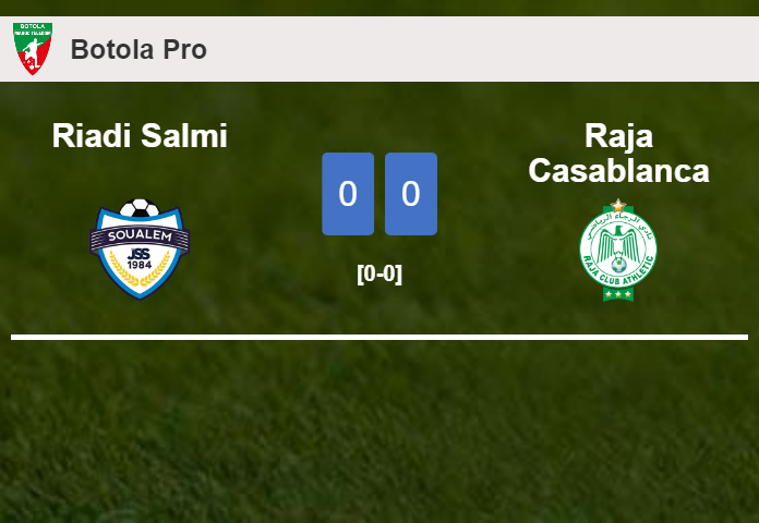 Riadi Salmi draws 0-0 with Raja Casablanca on Saturday
