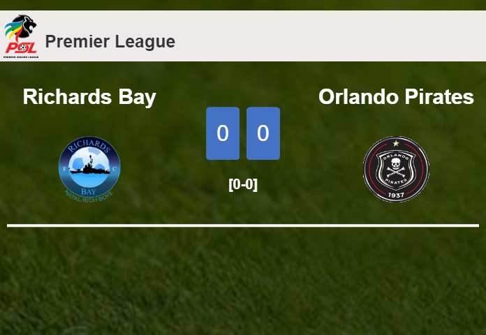 Richards Bay draws 0-0 with Orlando Pirates on Saturday