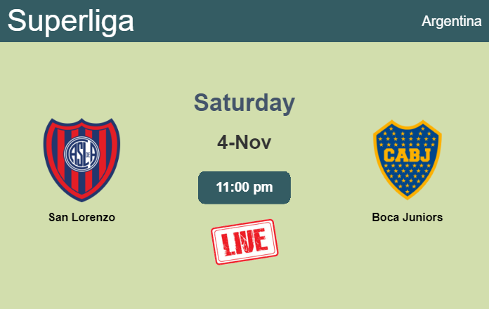 How to watch San Lorenzo vs. Boca Juniors on live stream and at what time