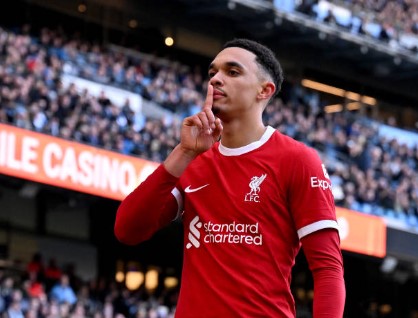 Trent Alexander Arnold Gives Cold Silencing Celebration To City Fans