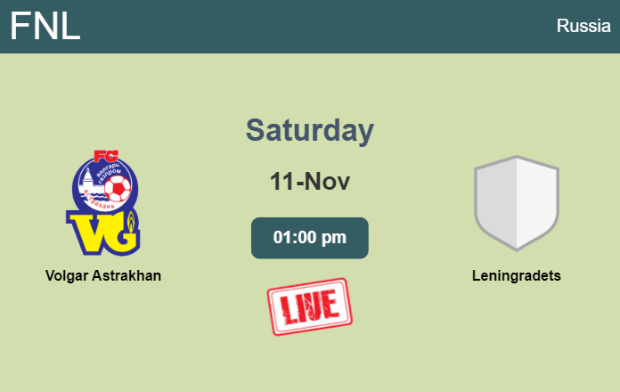 How to watch Volgar Astrakhan vs. Leningradets on live stream and at what time