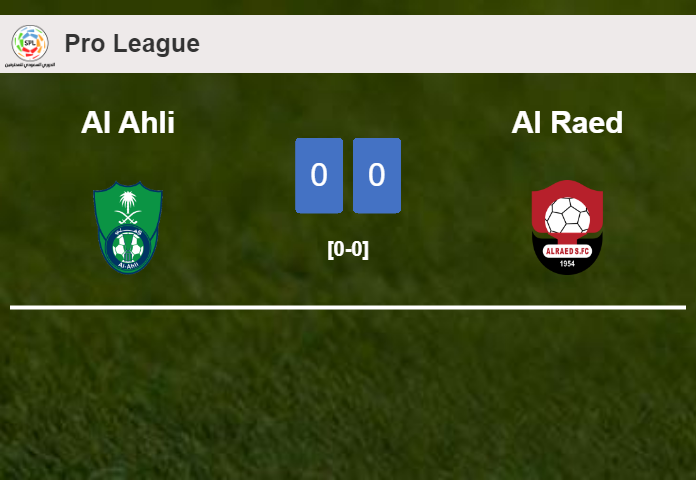 Al Raed stops Al Ahli with a 0-0 draw