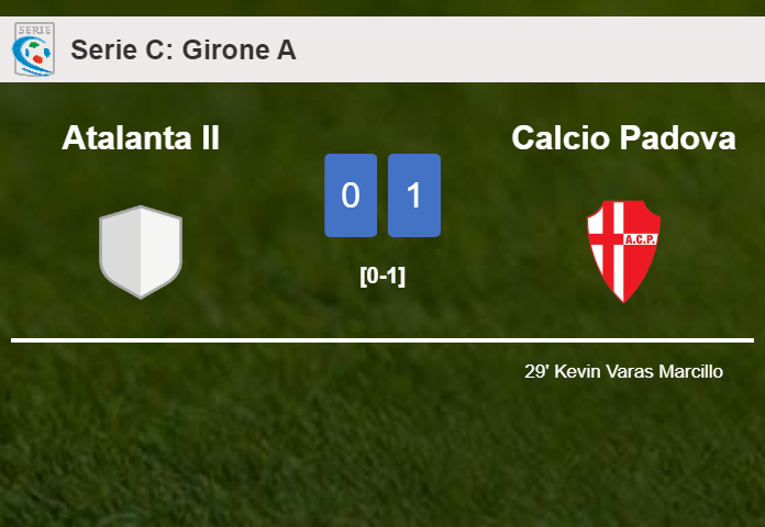 Calcio Padova overcomes Atalanta II 1-0 with a goal scored by K. Varas