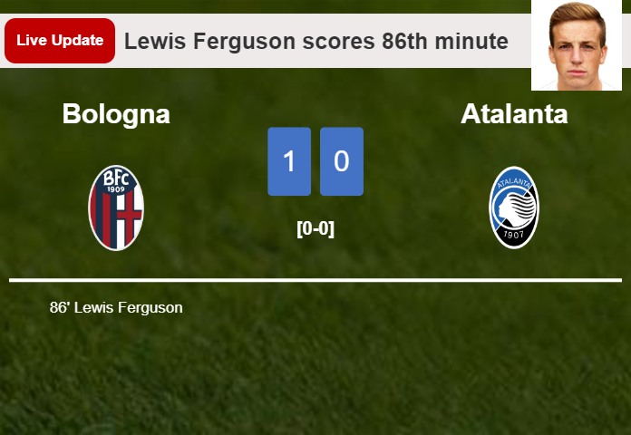 Bologna vs Atalanta live updates: Lewis Ferguson scores opening goal in Serie A encounter (1-0)