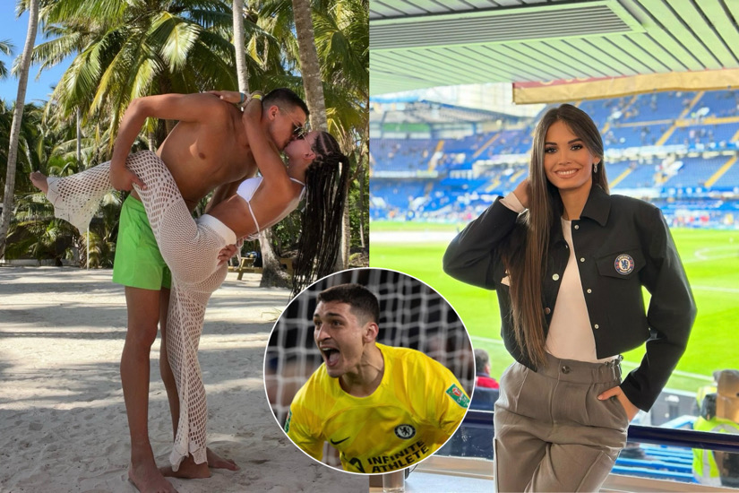 Chelsea's Penalty Hero Djordje Petrovic Supported By Former Miss Earth Wife, Djina Petrovic