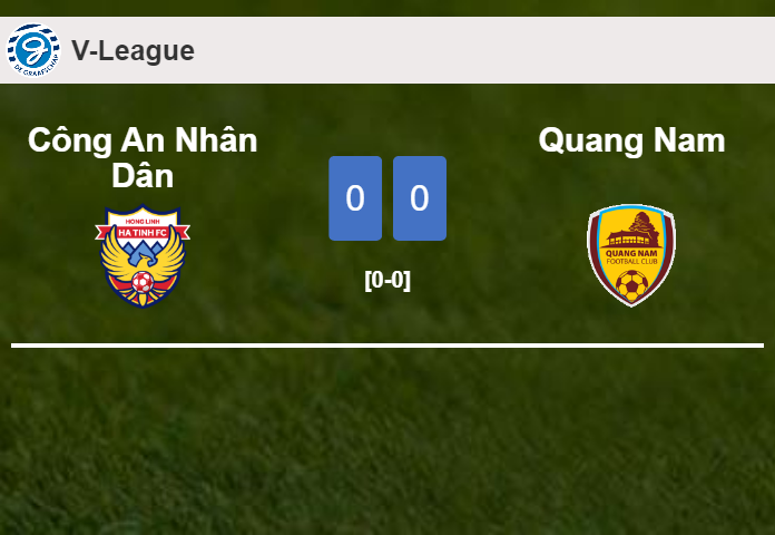 Công An Nhân Dân draws 0-0 with Quang Nam on Friday