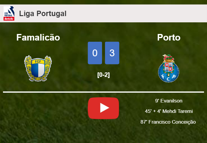 Porto beats Famalicão 3-0. HIGHLIGHTS