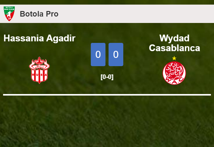 Hassania Agadir stops Wydad Casablanca with a 0-0 draw