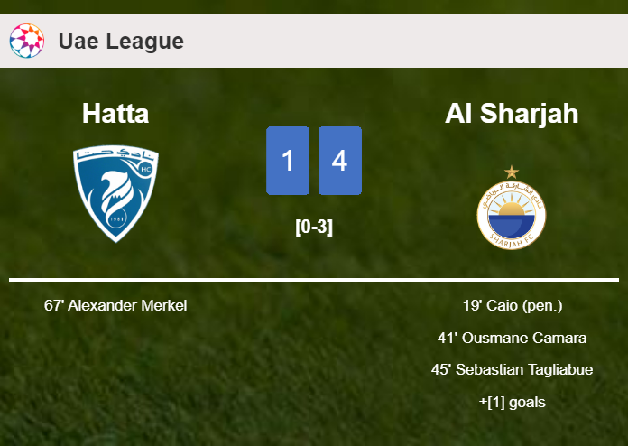 Al Sharjah beats Hatta 4-1