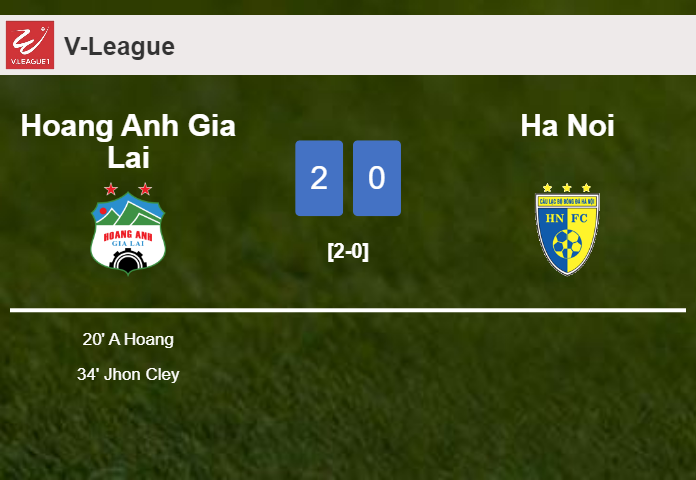Hoang Anh Gia Lai tops Ha Noi 2-0 on Wednesday