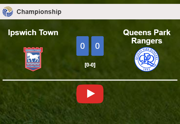 Queens Park Rangers stops Ipswich Town with a 0-0 draw. HIGHLIGHTS