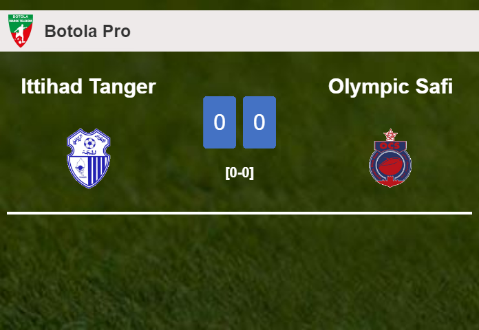 Ittihad Tanger draws 0-0 with Olympic Safi on Saturday