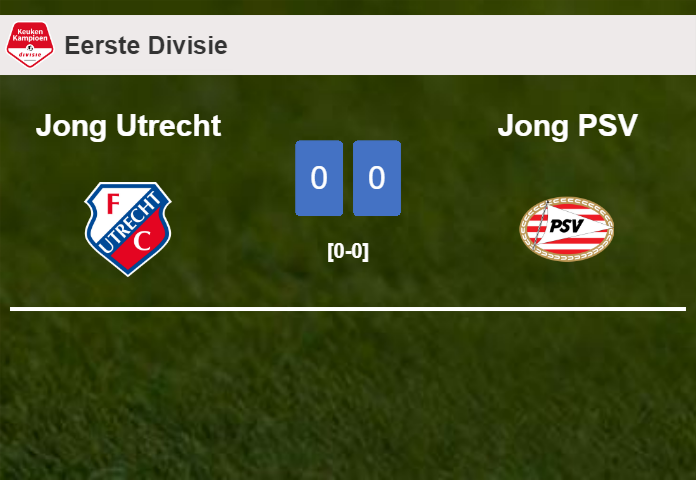 Jong Utrecht draws 0-0 with Jong PSV on Friday