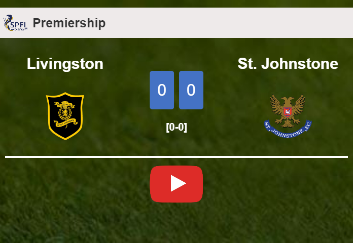 Livingston draws 0-0 with St. Johnstone on Wednesday. HIGHLIGHTS