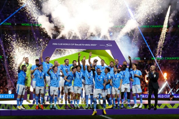 Manchester City Trophy Celebrations