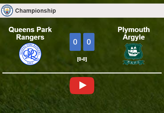 Queens Park Rangers draws 0-0 with Plymouth Argyle on Wednesday. HIGHLIGHTS