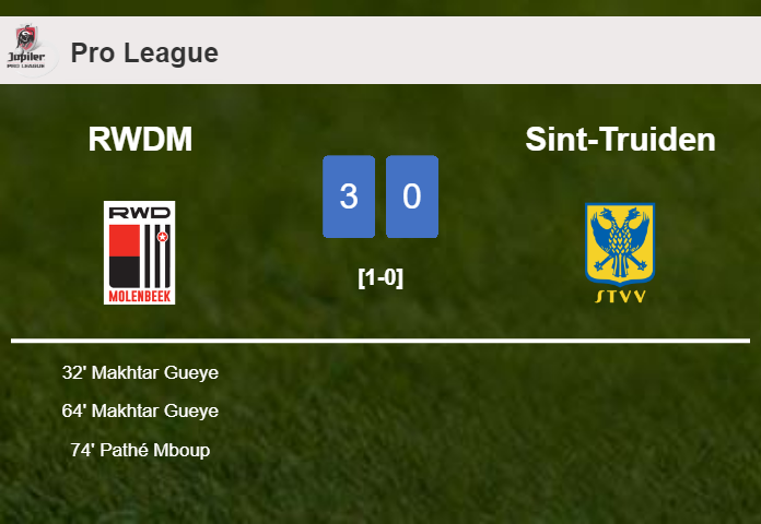 RWDM conquers Sint-Truiden 3-0