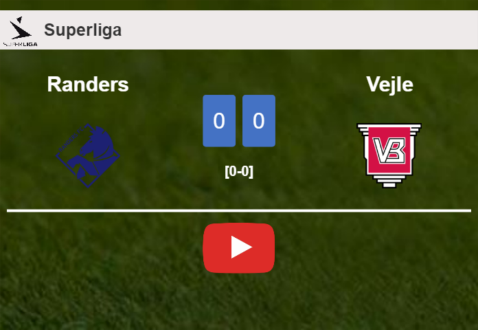 Randers draws 0-0 with Vejle with Filip Bundgaard missing a penalty. HIGHLIGHTS
