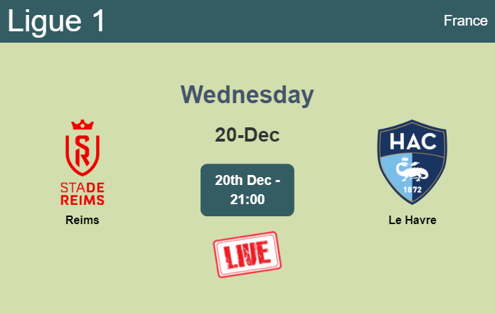 How to watch Reims vs. Le Havre on live stream and at what time