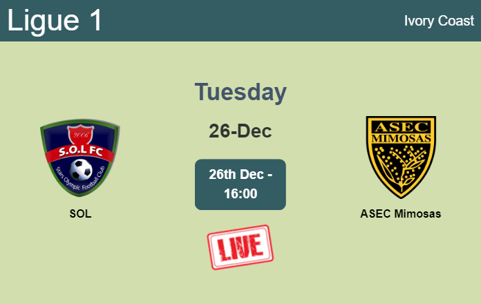 How to watch SOL vs. ASEC Mimosas on live stream and at what time