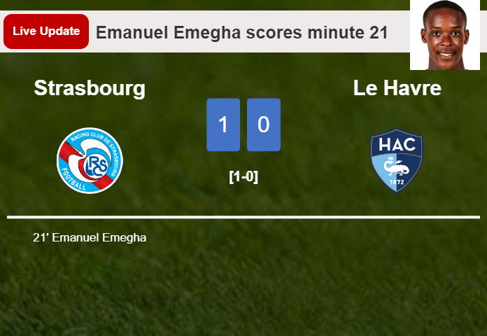 Strasbourg vs Le Havre live updates: Emanuel Emegha scores opening goal in Ligue 1 match (1-0)