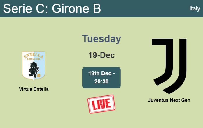 How to watch Virtus Entella vs. Juventus Next Gen on live stream and at what time