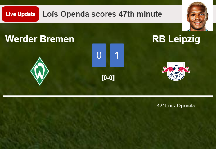 Werder Bremen vs RB Leipzig live updates: Loïs Openda scores opening goal in Bundesliga match (0-1)