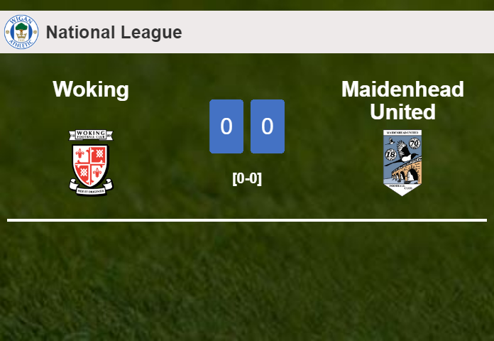 Woking draws 0-0 with Maidenhead United on Saturday