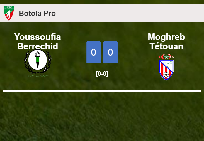 Youssoufia Berrechid draws 0-0 with Moghreb Tétouan on Sunday