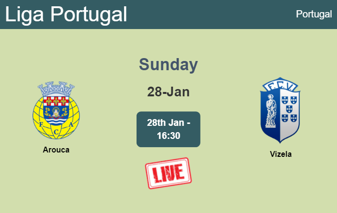 How to watch Arouca vs. Vizela on live stream and at what time