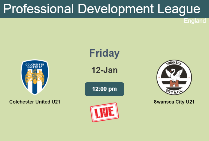 How to watch Colchester United U21 vs. Swansea City U21 on live stream and at what time