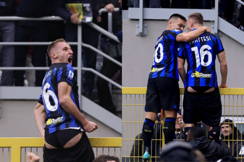 Davide Frattesi's Cheeky Celebration Seals Last Minute Win For Inter Milan