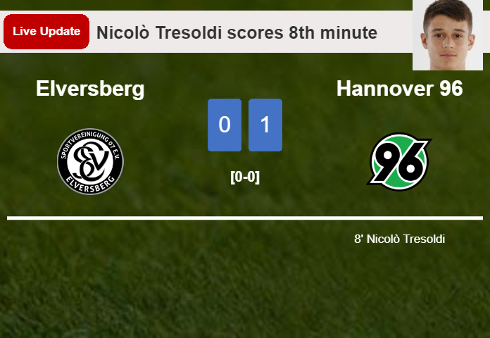 Elversberg vs Hannover 96 live updates: Nicolò Tresoldi scores opening goal in 2. Bundesliga match (0-1)
