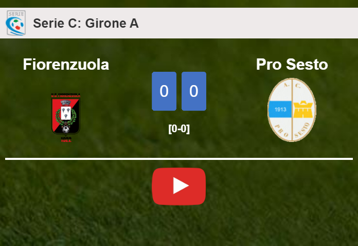 Fiorenzuola draws 0-0 with Pro Sesto with Fabio Ceravolo missing a penalty. HIGHLIGHTS