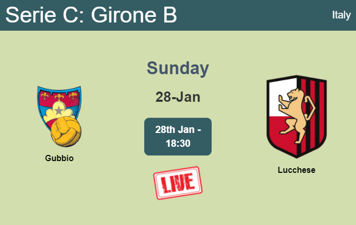 How to watch Gubbio vs. Lucchese on live stream and at what time
