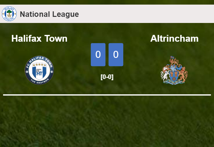 Halifax Town draws 0-0 with Altrincham on Monday