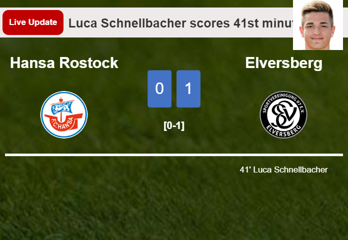 Hansa Rostock vs Elversberg live updates: Luca Schnellbacher scores opening goal in 2. Bundesliga encounter (0-1)