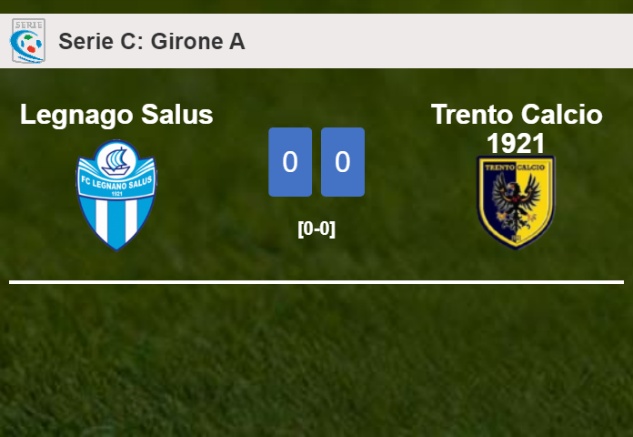 Legnago Salus draws 0-0 with Trento Calcio 1921 on Sunday