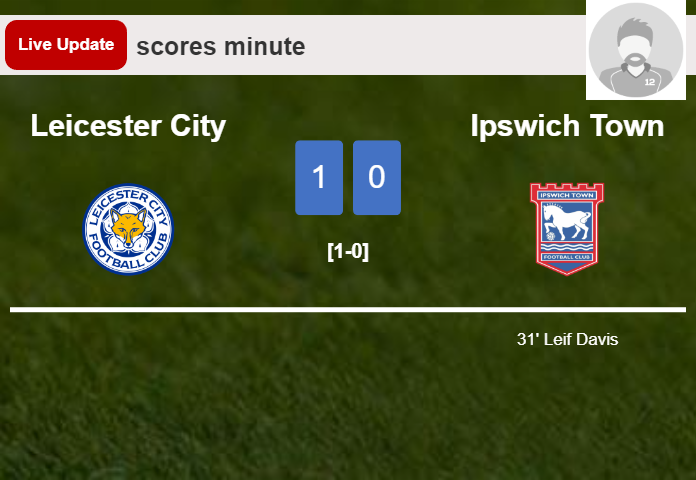 Leicester City vs Ipswich Town live updates: Leif Davis scores opening goal in Championship encounter (1-0)