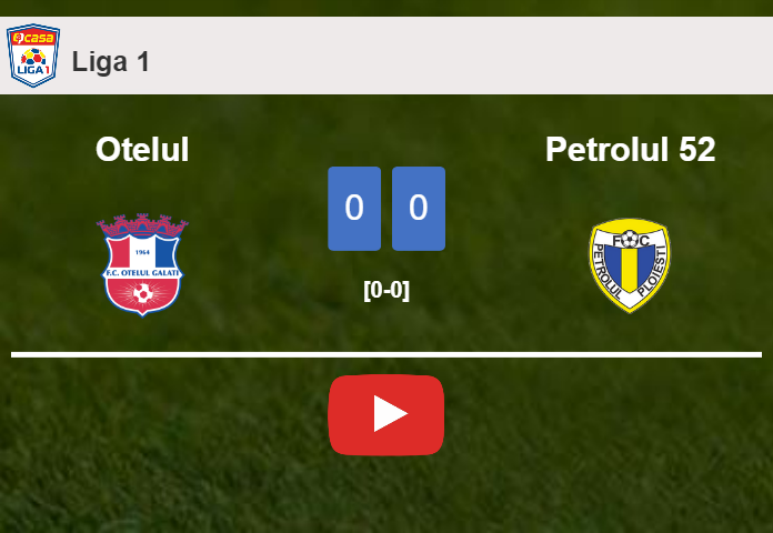 Otelul draws 0-0 with Petrolul 52 on Saturday. HIGHLIGHTS