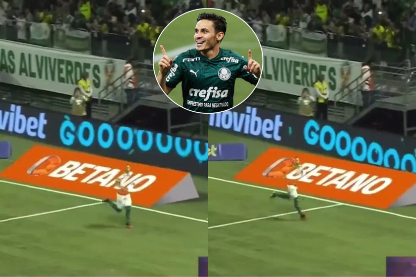Palmeiras Star Raphael Veiga's Baffling Goal Celebration Glitch