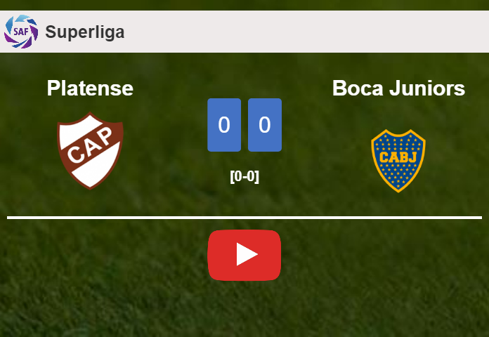 Platense draws 0-0 with Boca Juniors on Saturday. HIGHLIGHTS