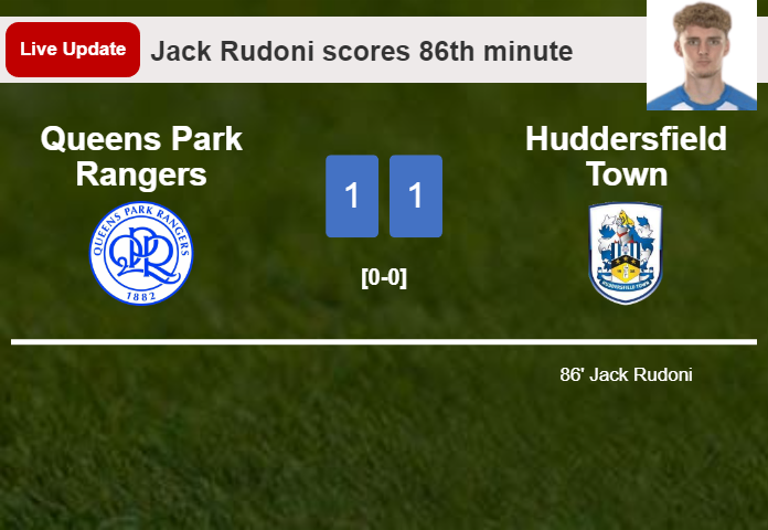 LIVE UPDATES. Queens Park Rangers draws Huddersfield Town with a goal from Kenneth Paal in the 90th minute and the result is 1-1