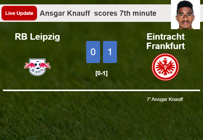 RB Leipzig vs Eintracht Frankfurt live updates: Ansgar Knauff  scores opening goal in Bundesliga match (0-1)
