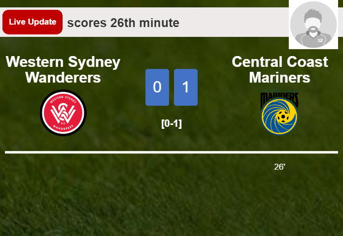 Western Sydney Wanderers vs Central Coast Mariners live updates: Marco Túlio scores opening goal in A-League Men match (0-1)