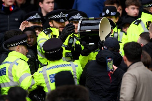 Why Police Clashed Before Arsenal Vs Crystal Palace At Emirates